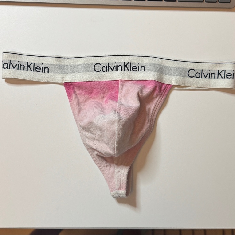 Calvin Klein Pink Gradient Thong